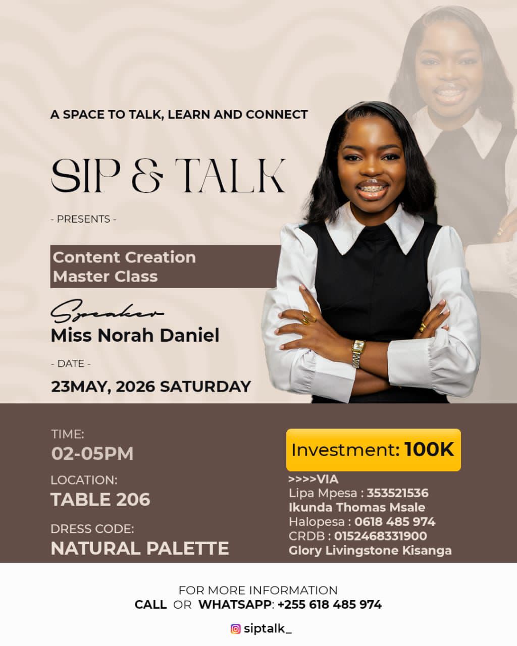 Sip & Talk